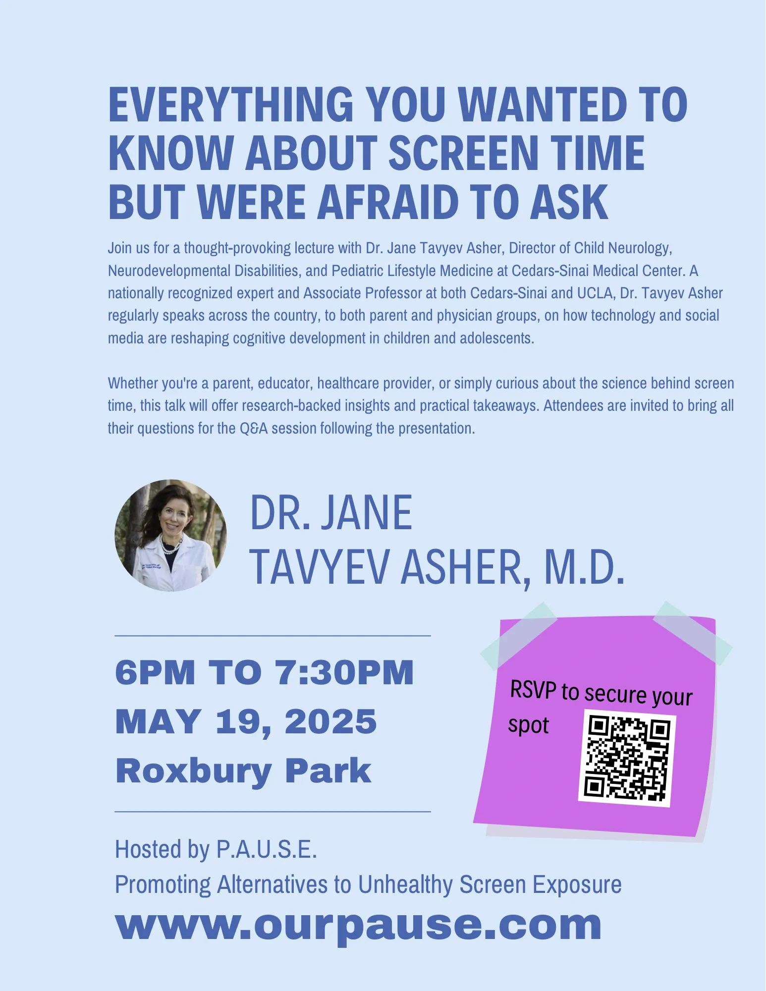 Roxbury Park Event